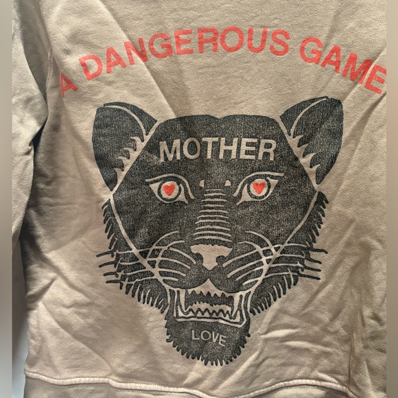 Mother Roar Brown Long Sleeve Shirt with Panther Graphic size S - Picture 5 of 11